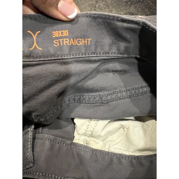 Urban Pipeline MaxFlex Men’s Straight Jeans 38x30 Blue Bleach Paint Splatter I - Picture 14 of 15